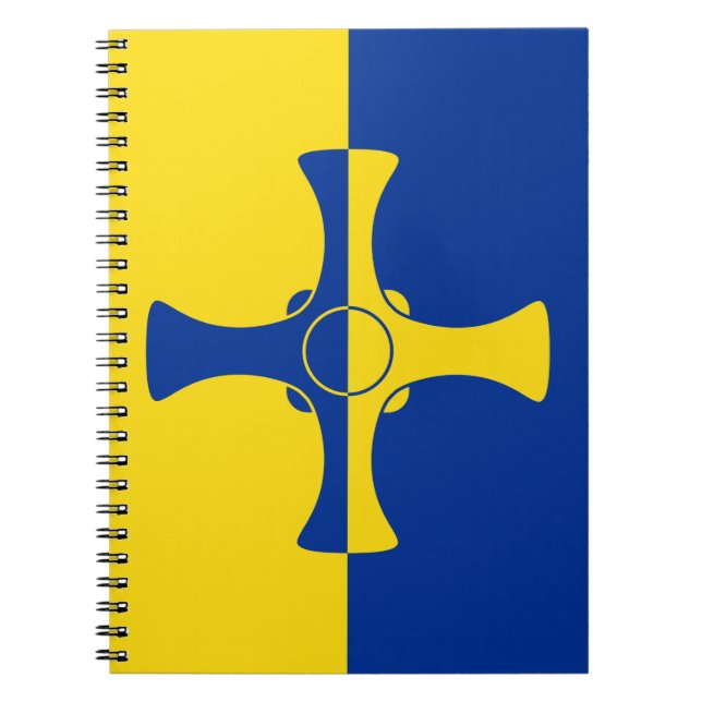 Durham Flag (Landkreis von England, UK) Notizblock (Vorderseite)