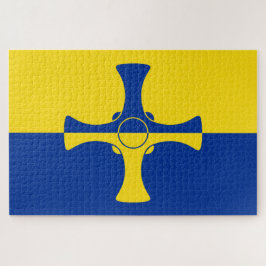 Durham Flag (Landkreis von England, UK) Puzzle