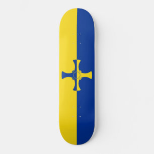 Durham Flag (Landkreis von England, UK) Skateboard