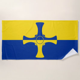 Durham Flag (Landkreis von England, UK) Strandtuch