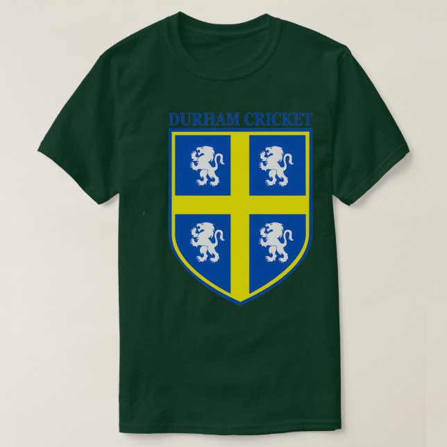 Durham Landkreis Cricket Club T-Shirt (Design vorne)