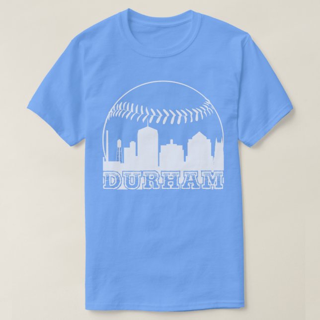 Durham NC Baseball Town T-Shirt (Design vorne)