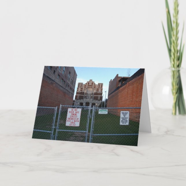 Durham, NC-Kirchen-Gruß-Karte Karte (Vorderseite)