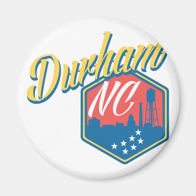 Durham, NC Magnet (Vorne)