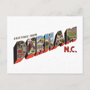 Durham NC Postkarte