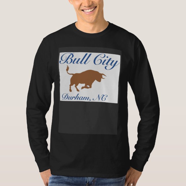 Durham North Carolina Bull City Souvenir T-Shirt (Vorderseite)