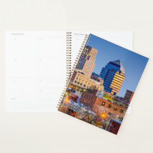 Durham North Carolina Skyline Kalenderplaner Planer