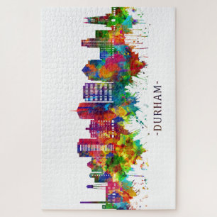 Durham North Carolina Skyline Puzzle