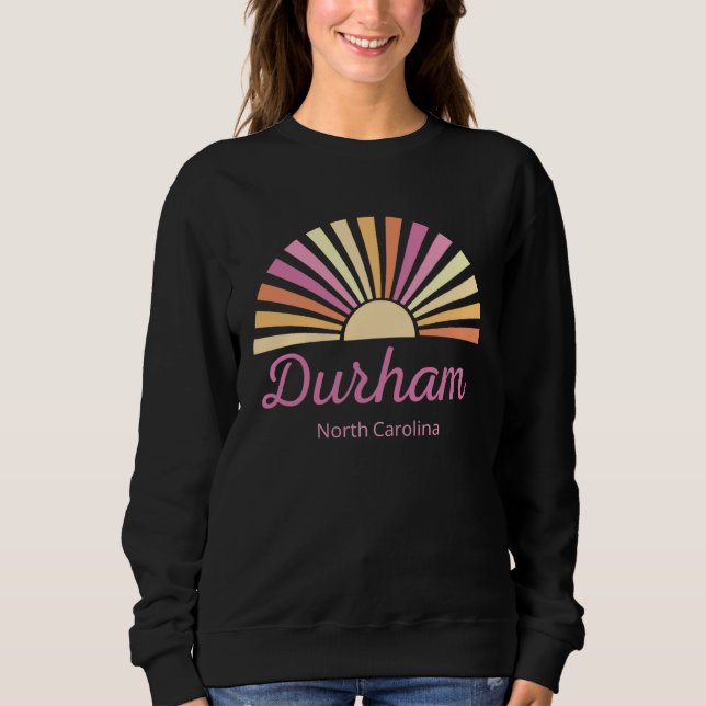 Durham North Carolina Vacation Trip Matching Group Sweatshirt (Vorderseite)