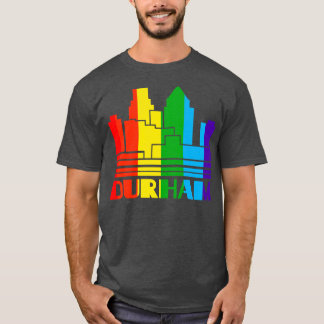 Durham Pride Durham LGBT-Geschenk LGBTQ Support-T- T-Shirt