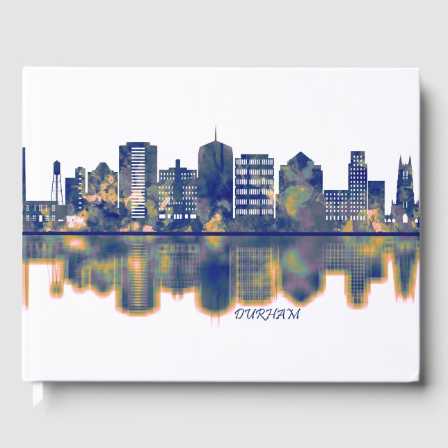 Durham Skyline Gästebuch (Vorderseite)