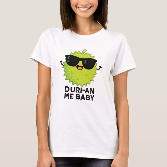 Duri-an-Me Baby Funny Durian Obstpuff T-Shirt (Vorderseite)