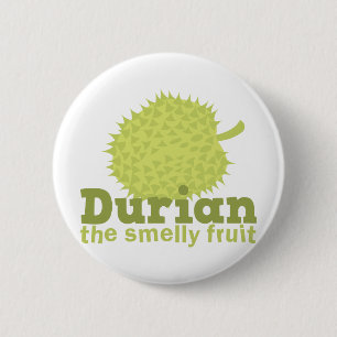 Durian die stinkende Frucht Button