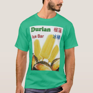 Durian-Eis-Bar-tropische FruchtPopsicle T-Shirt