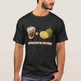 Durian + Kaffee: Morgenbrennstoff für das Kühne T-Shirt