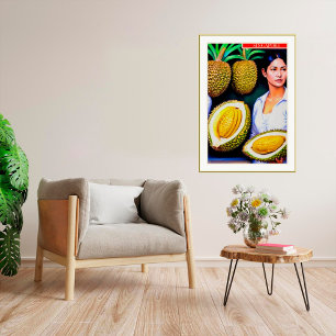 Durian Seller - Leinwand Art Print Poster