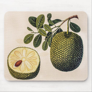 Durianfrucht und Laub  Mousepad