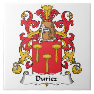 Duriez Familienwappen Fliese