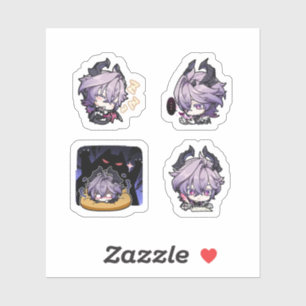 Durin Genshin Impact 4er Stickerbogen Aufkleber