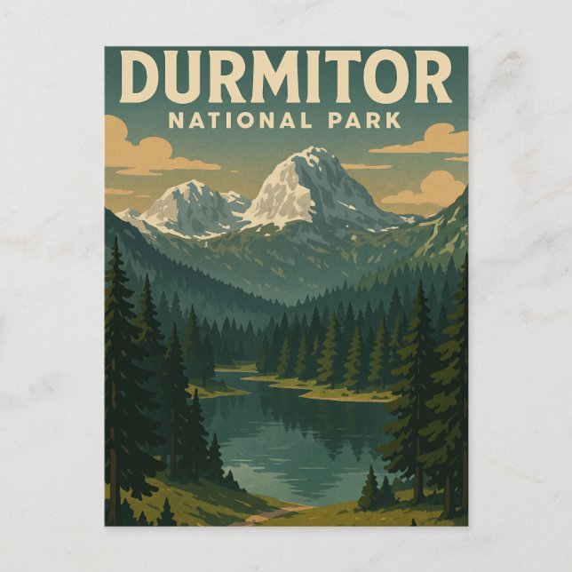 Durmitor-Nationalpark Postkarte (Vorderseite)