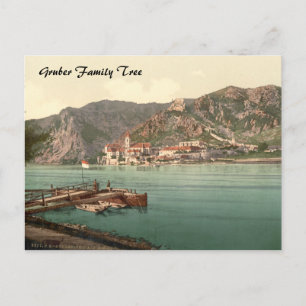 Dürnstein, Österreich, Familienbaum Postkarte