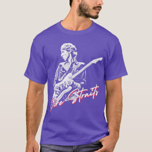 Dürre Strahlen Retro Faded Style Lüfterdesign T-Shirt