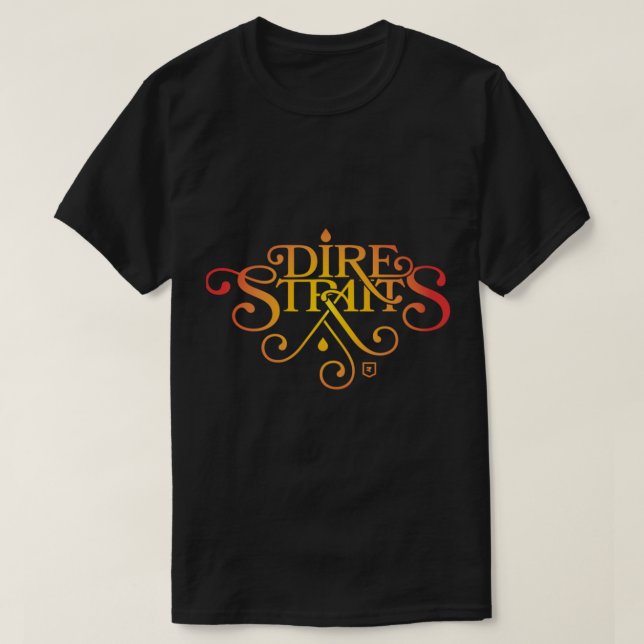 Dürre Straits wieder T-Shirt (Design vorne)