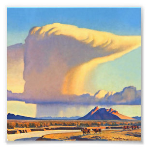 „Dürre und Wolkenbruch“ von Maynard Dixon Fotodruck