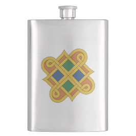 Durrow Knüpfarbeit 2016 Flachmann