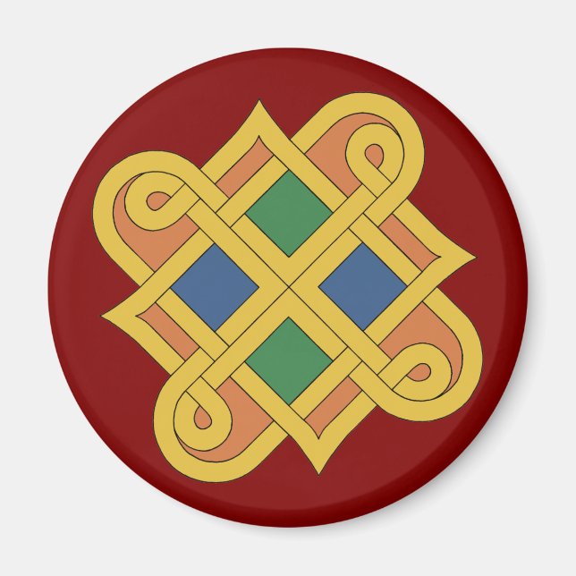 Durrow Knüpfarbeit 2016 Magnet (Vorne)