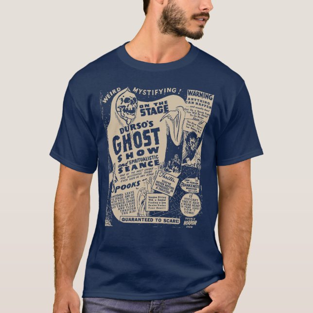 Durso's Ghost Show - Vintag Spook Show T-Shirt (Vorderseite)