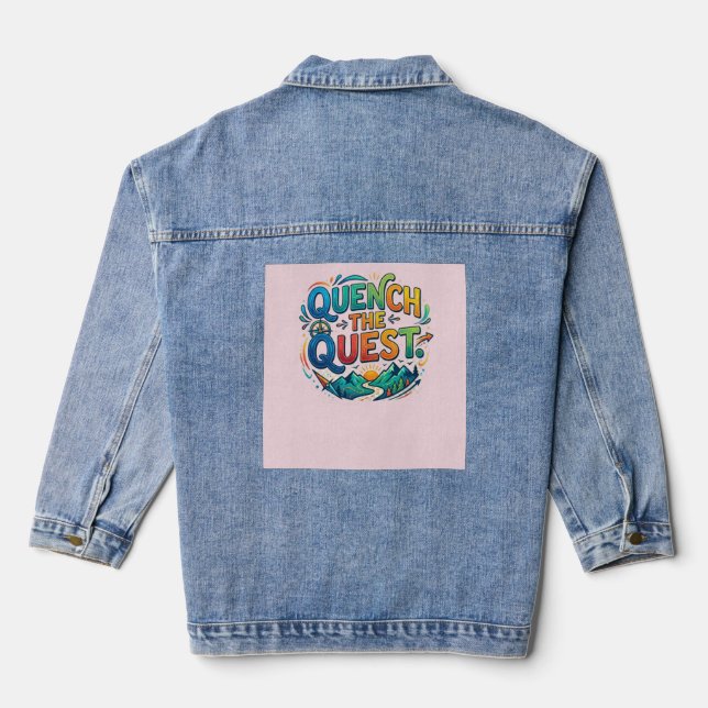 Dürste die Suche Jeansjacke (Rückseite)