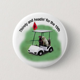 Durstige Labradore Button