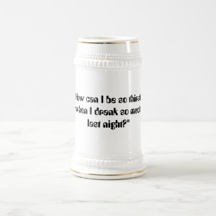 Durstiger Stein Bierglas
