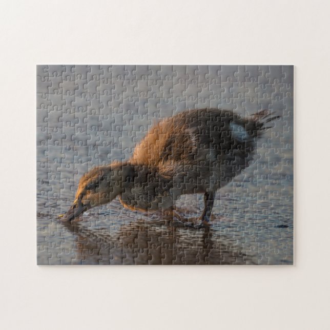 Durstiges Baby Puzzle (Horizontal)