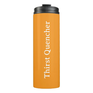 Durstlöscher Orange Thermosbecher