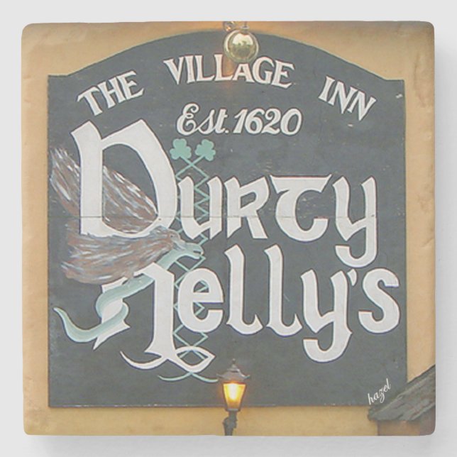 Durty Nelly's, Bunratty, Durty Nelly's Steinuntersetzer (Vorderseite)