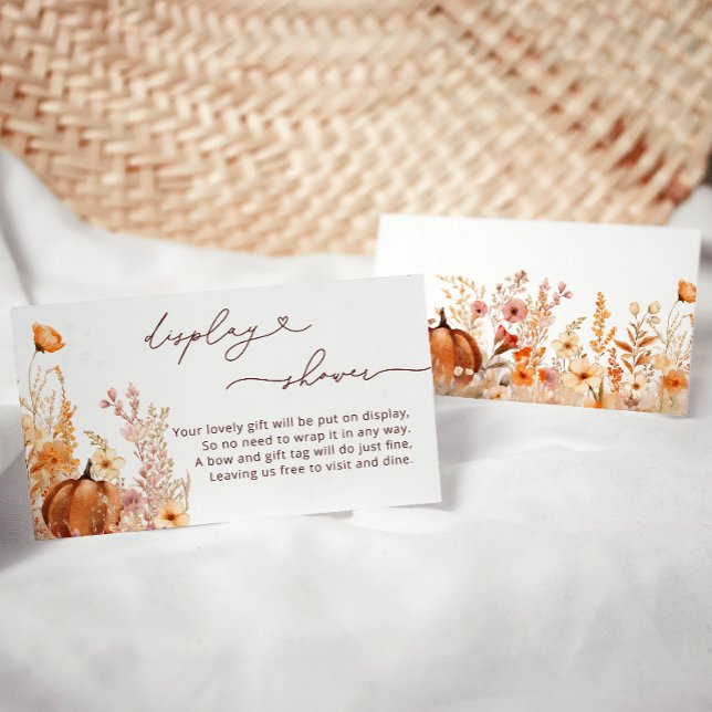 Duschdusche für Pumpkin Fall Baby Begleitkarte (Von Creator hochgeladen)