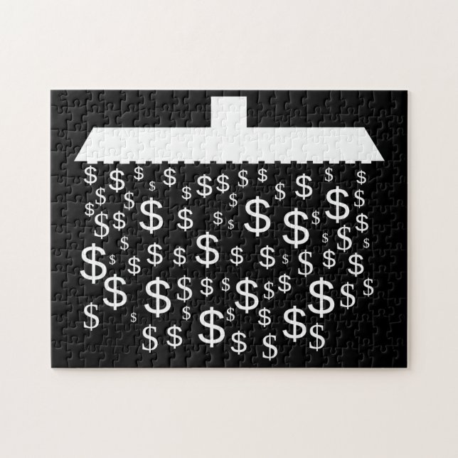 Dusche der Dollar-Zeichen ($) Puzzle (Horizontal)