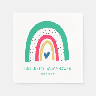 Dusche Doodle Rainbow Baby Dusche Serviette