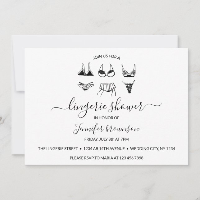 Dusche Einladung (Vorderseite)