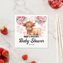 Dusche für das Baby Serviette