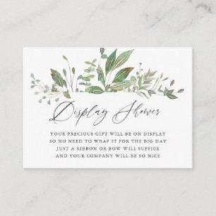 Dusche für die geometrische Babydusche von Greener Begleitkarte