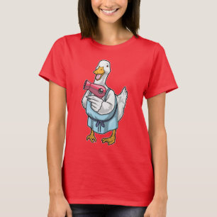 Dusche Haartrockner T-Shirt