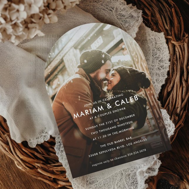 Dusche | LIEBE VERLOBUNG FOTO Einladung (Von Creator hochgeladen)