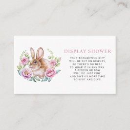 Dusche mit blühender Dusche Begleitkarte