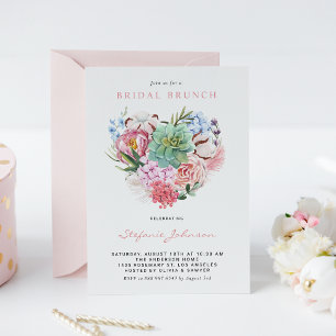 Dusche mit Blumenkohl-Brunch Einladung
