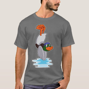 Dusche mit Haltegriff in Wasser T-Shirt