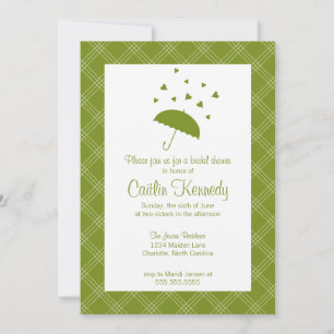 Dusche mit Liebe- Bridal-Dusche Einladung