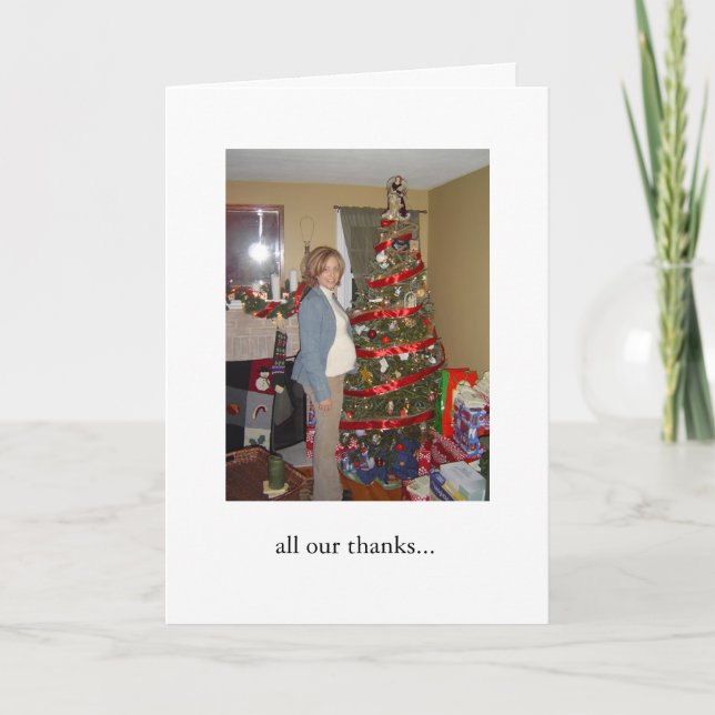 Dusche Vielen Dank Dankeskarte (Vorderseite)